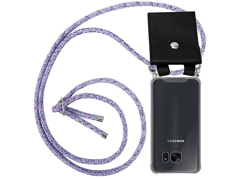 Catena portacellulare Cadorabo per MEIZU MX6 in TURCHESE - Custodia per cellulare con cordoncino regolabile da appendere