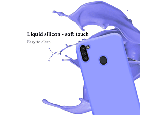 carcasa de móvil  - Funda flexible para móvil - Carcasa de TPU Silicona ultrafina CADORABO, Samsung, Galaxy A11 / M11, liquid lila claro