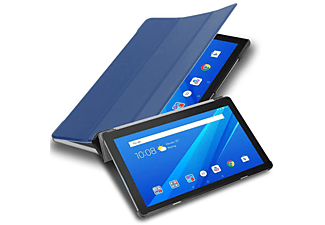 carcasa de tablet Funda libro para Tablet - Carcasa protección resistente de estilo libro;CADORABO, Lenovo, Tab M10 (10.1"), azul oscuro jersey