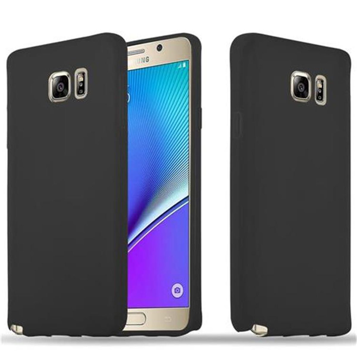 Style, Samsung, im TPU CADORABO NOTE SCHWARZ Backcover, 5, Hülle CANDY Candy Galaxy