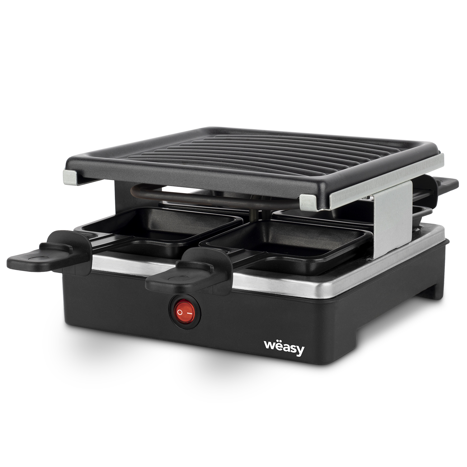 Maquina de Raclette y Grill - LUGA40 WEASY, 600 W, Negro