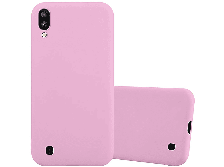 CADORABO Hülle / Candy ROSA M10, Galaxy A10 Backcover, im Style, Samsung, CANDY TPU