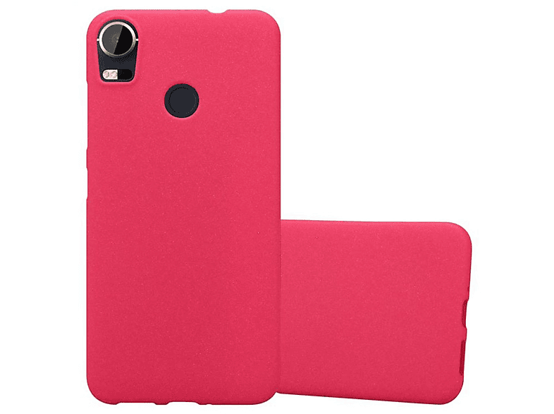 Schutzhülle, Frosted PRO, Backcover, TPU ROT 10 FROST HTC, CADORABO Desire