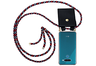carcasa de móvil Funda flexible para móvil - Carcasa de TPU Silicona ultrafina;CADORABO, LG, Q60, rojo azul blanco
