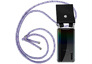 carcasa de móvil Funda flexible para móvil - Carcasa de TPU Silicona ultrafina;CADORABO, Samsung, Galaxy A90 5G, azul rojo blanco punto