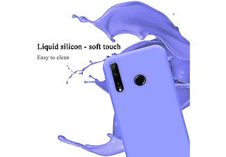 carcasa de móvil  - Funda flexible para móvil - Carcasa de TPU Silicona ultrafina CADORABO, Honor, 10i / Honor 20i, liquid lila claro