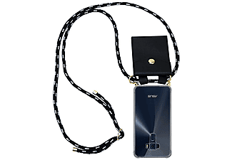 CADORABO TPU Handy Kette GOLD, Backcover, Asus, ZenFone 3 (5.2 Zoll), SCHWARZ SILBER