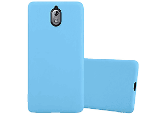 carcasa de móvil  - Funda flexible para móvil - Carcasa de TPU Silicona ultrafina CADORABO, Nokia, 3.1 / Nokia 3 2018, candy azul