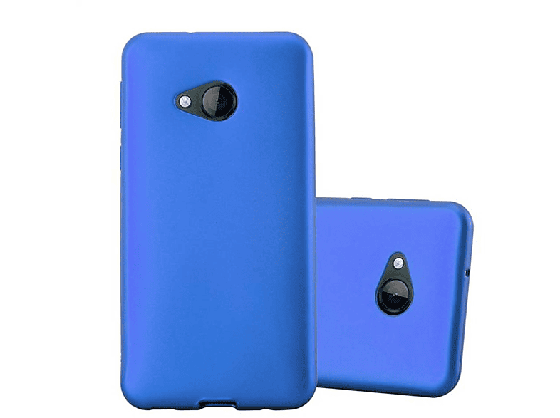 CADORABO TPU Matt Metallic Hülle, Backcover, HTC, U PLAY, METALLIC BLAU