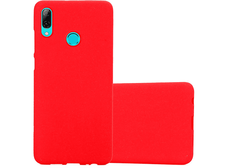 CADORABO TPU Frosted Schutzhülle, Backcover, Honor, 10 LITE / Huawei P SMART 2019, FROST ROT