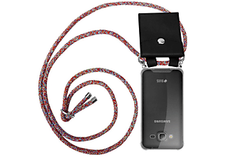 carcasa de móvil Funda flexible para móvil - Carcasa de TPU Silicona ultrafina;CADORABO, Samsung, Galaxy J3 / J3 DUOS 2016, rojo azul blanco