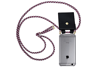 carcasa de móvil Funda flexible para móvil - Carcasa de TPU Silicona ultrafina;CADORABO, Apple, iPhone 6 PLUS / iPhone 6S PLUS, rojo blanco