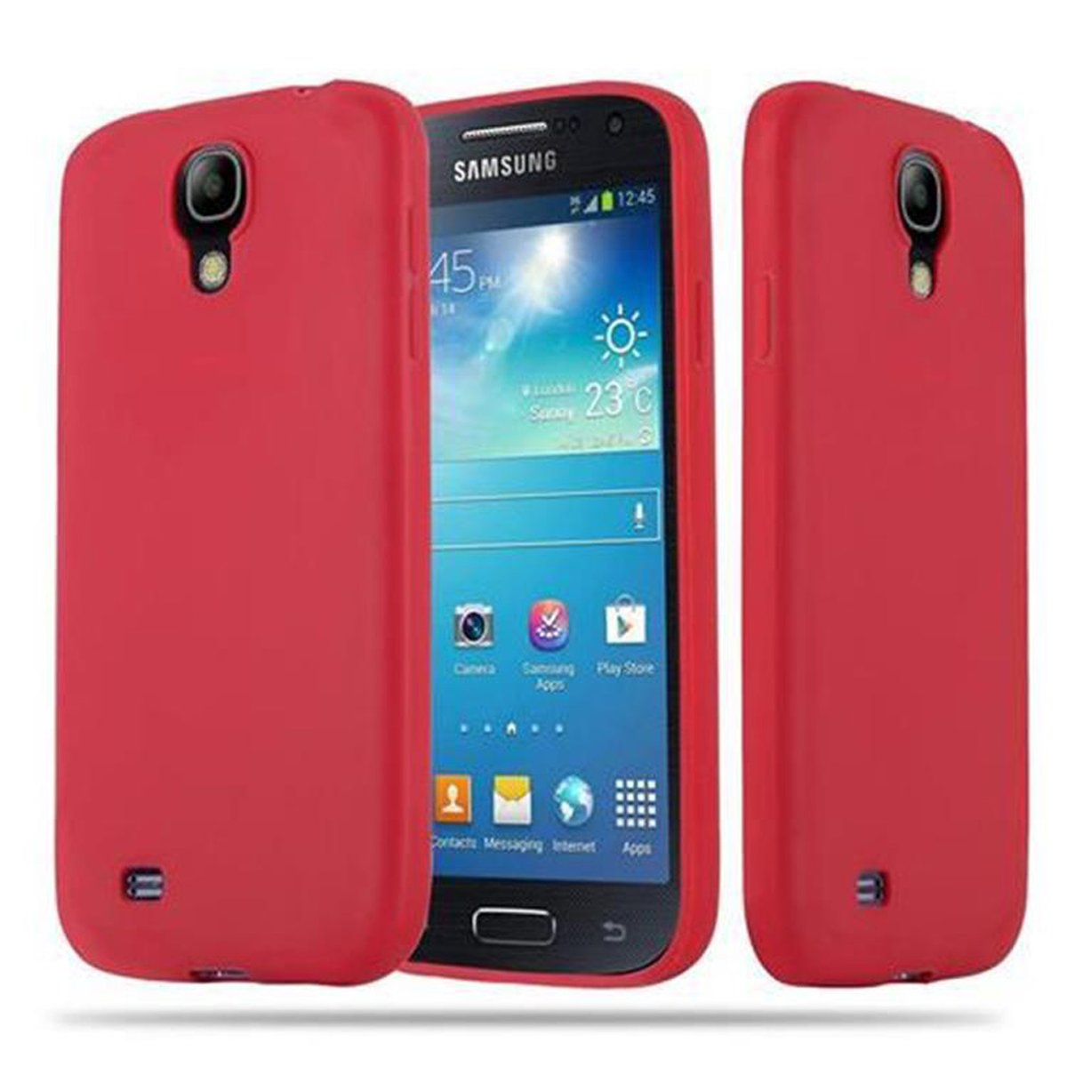 TPU Candy Style, Galaxy Hülle ROT CANDY Samsung, CADORABO im Backcover, S4,