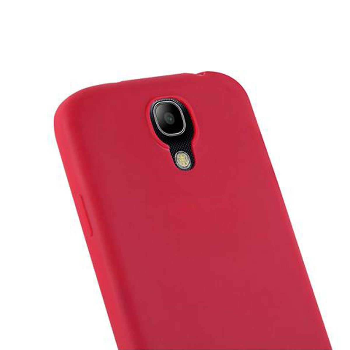 CADORABO Style, S4, CANDY Candy Samsung, Backcover, TPU Galaxy Hülle ROT im