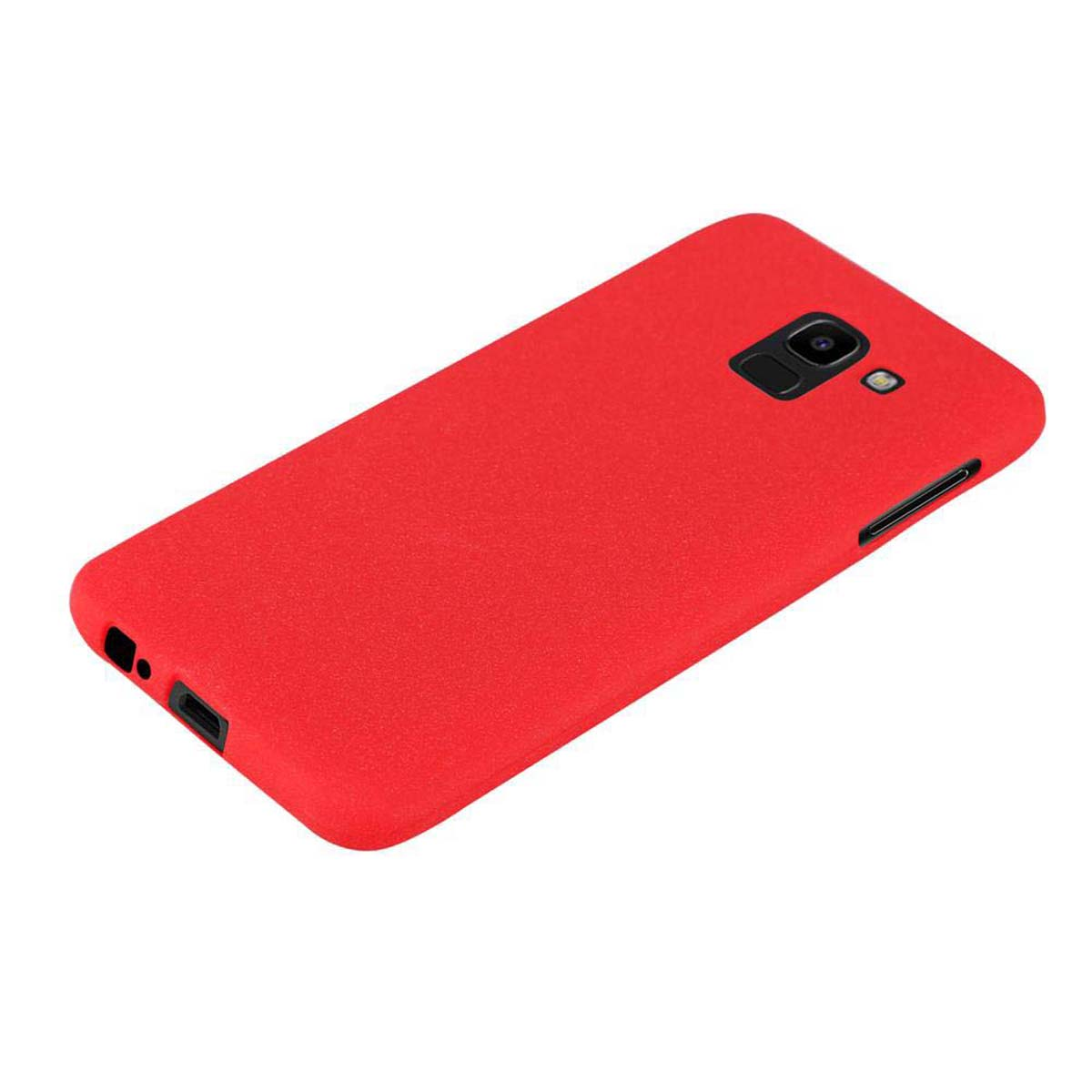 CADORABO TPU Frosted Backcover, J6 Galaxy ROT 2018, Samsung, Schutzhülle, FROST