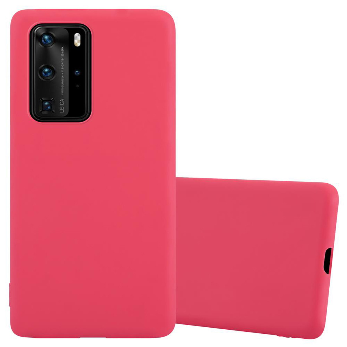 Backcover, Huawei, Candy P40 CANDY Style, Hülle / CADORABO TPU ROT P40 im PRO PRO+,