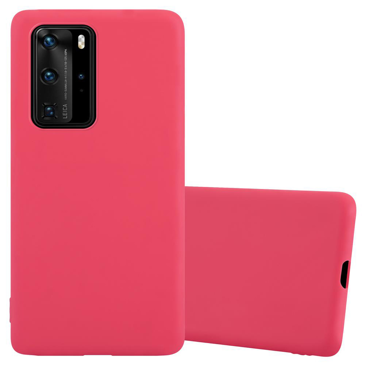 Huawei, Backcover, Candy PRO+, P40 ROT TPU PRO / CANDY P40 im Style, Hülle CADORABO