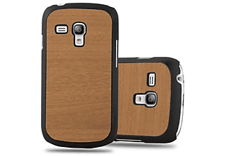 carcasa de móvil Funda rígida para móvil de plástico duro – Carcasa Hard Cover protección;CADORABO, Samsung, Galaxy S3 MINI, woody 80