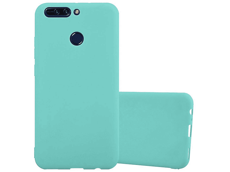 CADORABO Hülle im TPU Candy Style, Backcover, Honor, 8 PRO, CANDY BLAU