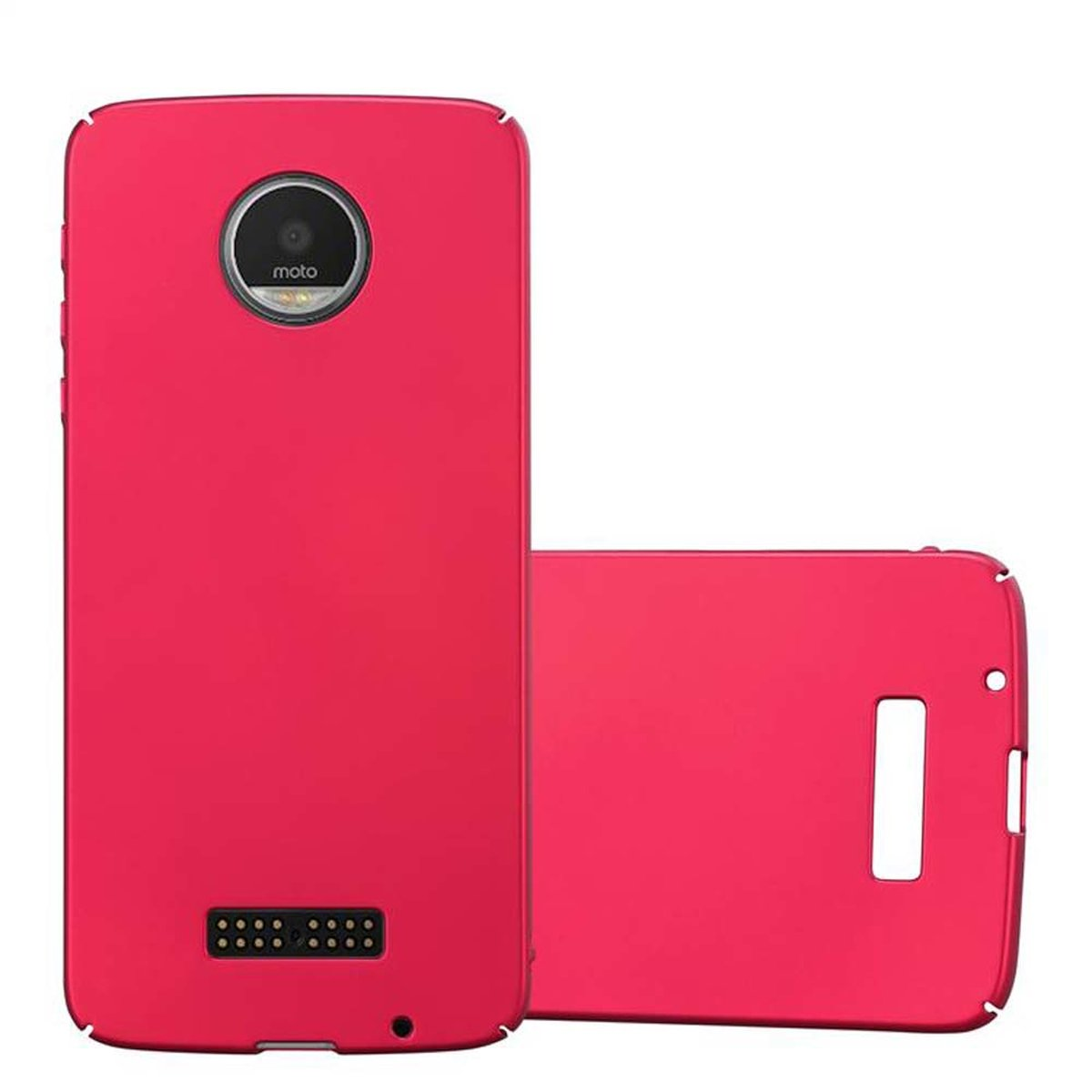 Mobilis Origine Pouch con Micro USB a USB Rosso
