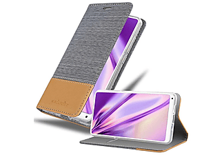 carcasa de móvil Funda libro para Móvil - Carcasa protección resistente de estilo libro;CADORABO, Xiaomi, MIX 2S, gris claro 80