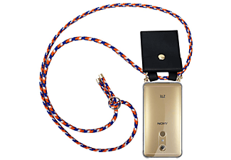 carcasa de móvil Funda flexible para móvil - Carcasa de TPU Silicona ultrafina;CADORABO, ZTE, Axon 7, naranja azul blanco