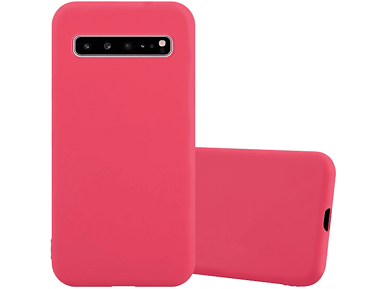 CADORABO Hülle im Backcover, ROT 5G, Candy TPU Galaxy S10 Style, CANDY Samsung