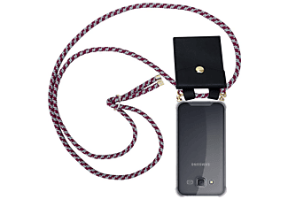 carcasa de móvil Funda flexible para móvil - Carcasa de TPU Silicona ultrafina;CADORABO, Samsung, Galaxy J5 2015, rojo blanco