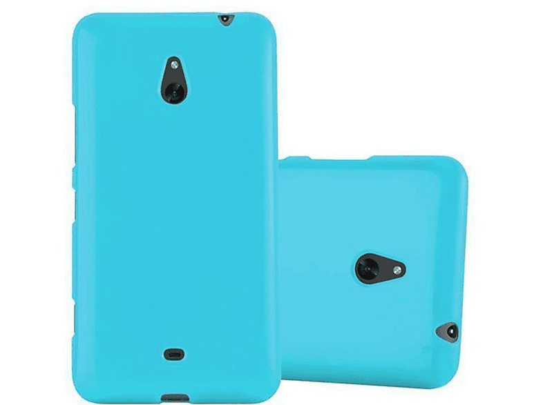 CADORABO TPU Jelly Lumia HELL 1320, Nokia, Handyhülle, BLAU JELLY Backcover