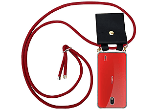 carcasa de móvil  - Funda flexible para móvil - Carcasa de TPU Silicona ultrafina CADORABO, Nokia, 1 2017, rojo rubí