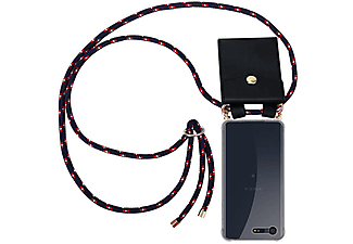 carcasa de móvil Funda flexible para móvil - Carcasa de TPU Silicona ultrafina;CADORABO, Sony, Xperia X Compact, azul rojo blanco punto