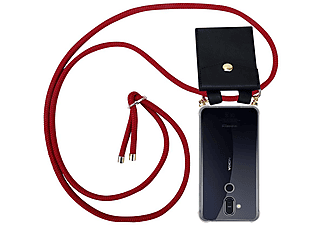 carcasa de móvil  - Funda flexible para móvil - Carcasa de TPU Silicona ultrafina CADORABO, Nokia, 8.1 2018, rojo rubí