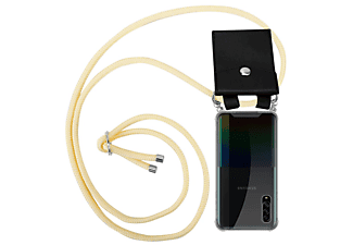 carcasa de móvil Funda flexible para móvil - Carcasa de TPU Silicona ultrafina;CADORABO, Samsung, Galaxy A90 5G, naranja azul blanco