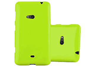 carcasa de móvil Funda flexible para móvil - Carcasa de TPU Silicona ultrafina;CADORABO, Nokia, Lumia 625, jelly verde