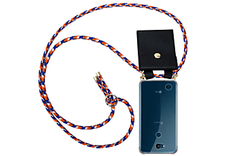 carcasa de móvil Funda flexible para móvil - Carcasa de TPU Silicona ultrafina;CADORABO, LG, X Power 3, naranja azul blanco