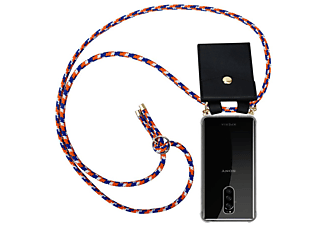 carcasa de móvil Funda flexible para móvil - Carcasa de TPU Silicona ultrafina;CADORABO, Sony, Xperia 1, naranja azul blanco