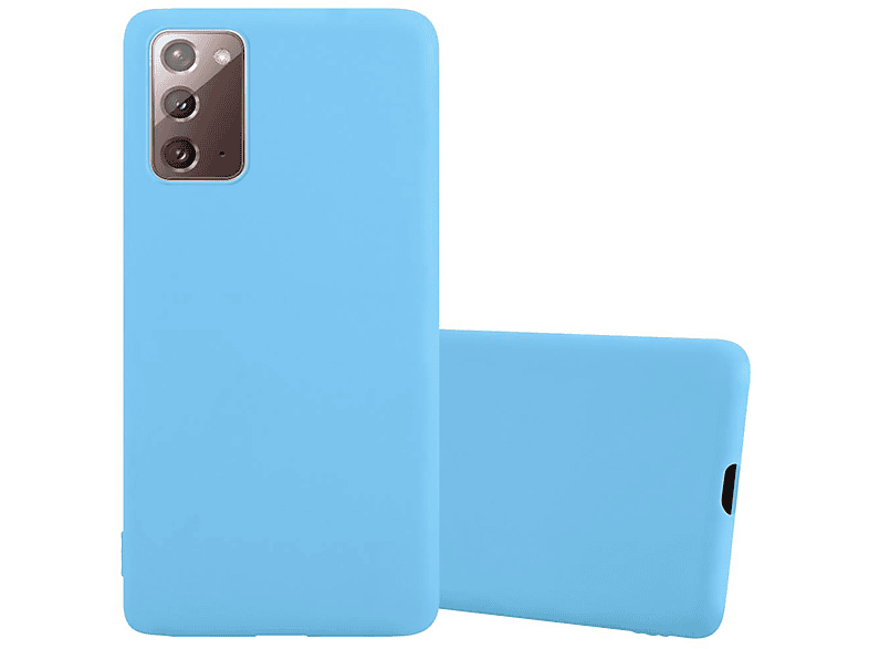 CADORABO Hülle im TPU Candy Style, Backcover, Samsung, Galaxy NOTE 20, CANDY BLAU