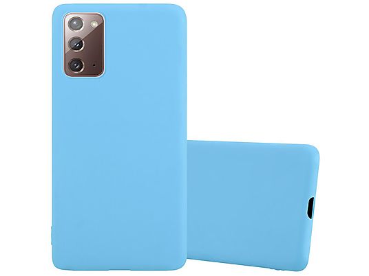 Funda - CADORABO Funda de silicona estilo Candy, Compatible con Samsung Galaxy NOTE 20, CANDY AZUL