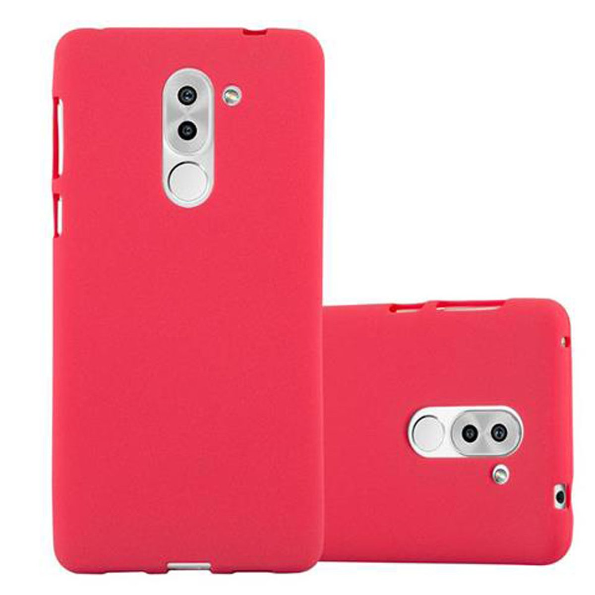 6X, CADORABO Frosted FROST 2017 MATE Huawei, / ROT TPU / Backcover, GR5 Honor Schutzhülle, 9 LITE