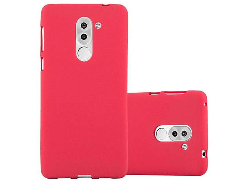 CADORABO TPU Frosted Schutzhülle, Backcover, Huawei, MATE 9 LITE / GR5 2017 / Honor 6X, FROST ROT | Backcover
