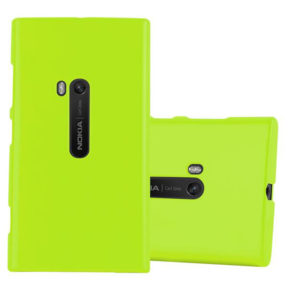 CADORABO TPU Jelly JELLY GRÜN Backcover, Lumia Nokia, 920, Handyhülle