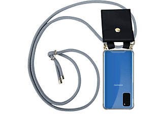 carcasa de móvil  - Funda flexible para móvil - Carcasa de TPU Silicona ultrafina CADORABO, Samsung, Galaxy S20, gris argentado