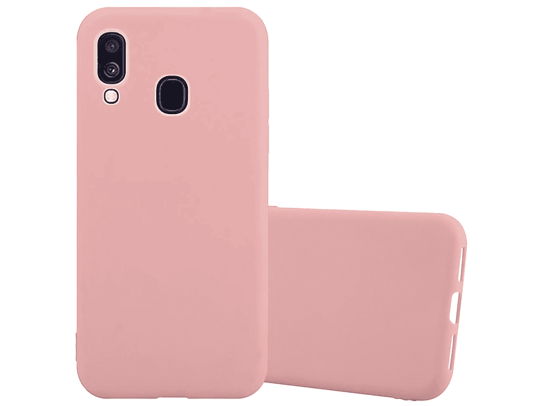 CADORABO Hülle Style, TPU Galaxy Candy CANDY A40, Samsung, im ROSA Backcover