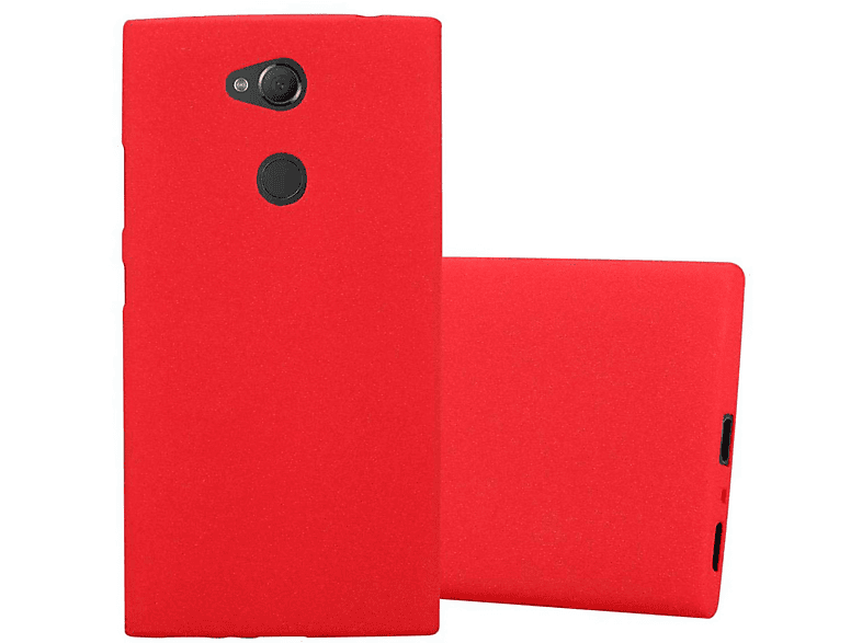 CADORABO Schutzhülle, TPU Xperia L2, Backcover, Sony, FROST Frosted ROT