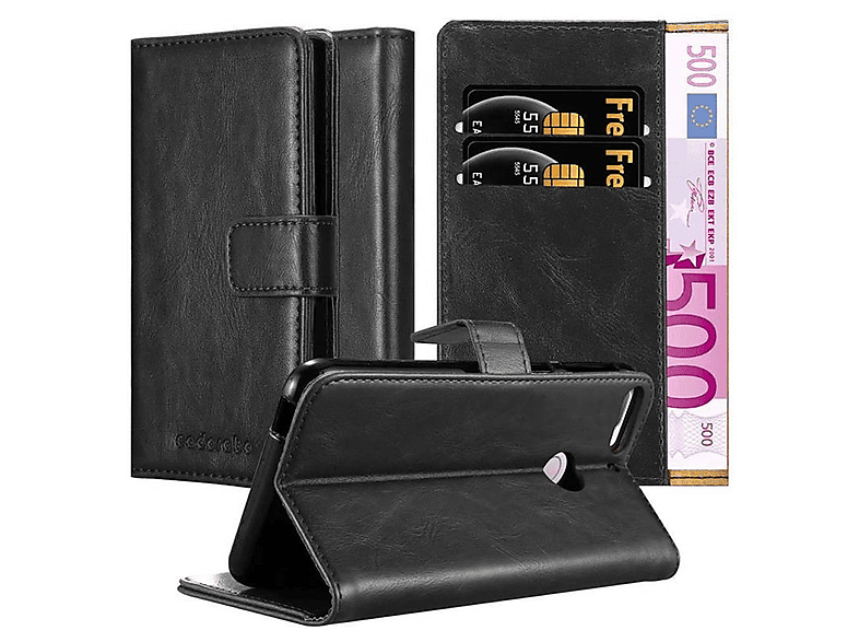 Cracksin Custodia A Libro Con Magnete Per IPhone 15 Pro Max - Porta Carte E Banconote, Funzione Supporto, Antiurto - 3