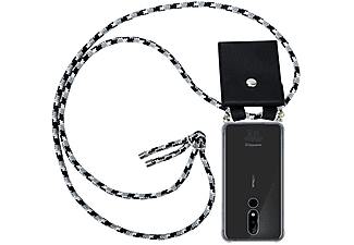 carcasa de móvil Funda flexible para móvil - Carcasa de TPU Silicona ultrafina;CADORABO, Nokia, 3.1 Plus, negro camouflage