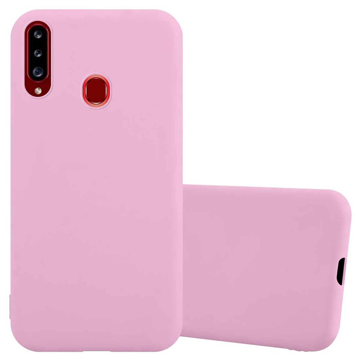 CADORABO Hülle im Style, Galaxy A20s, Backcover, Candy CANDY TPU Samsung, ROSA