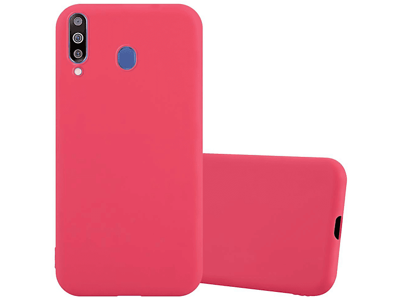 CADORABO Hülle im TPU Candy Style, Backcover, Samsung, Galaxy M30 / A40s, CANDY ROT