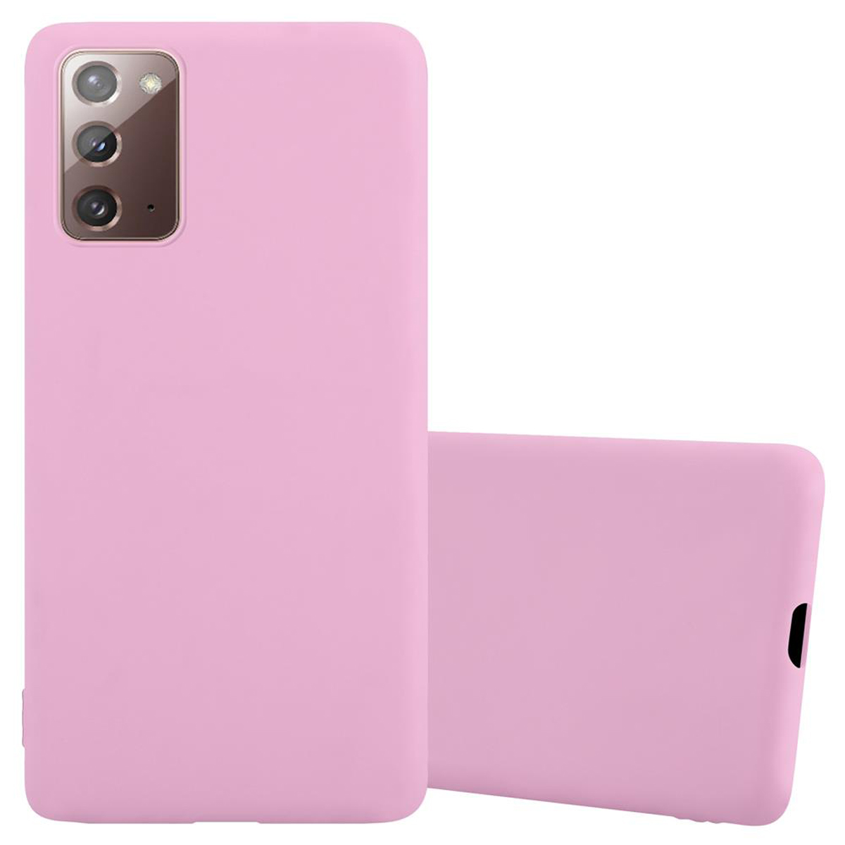 CADORABO NOTE 20, im Samsung, Backcover, ROSA Hülle TPU Candy CANDY Style, Galaxy