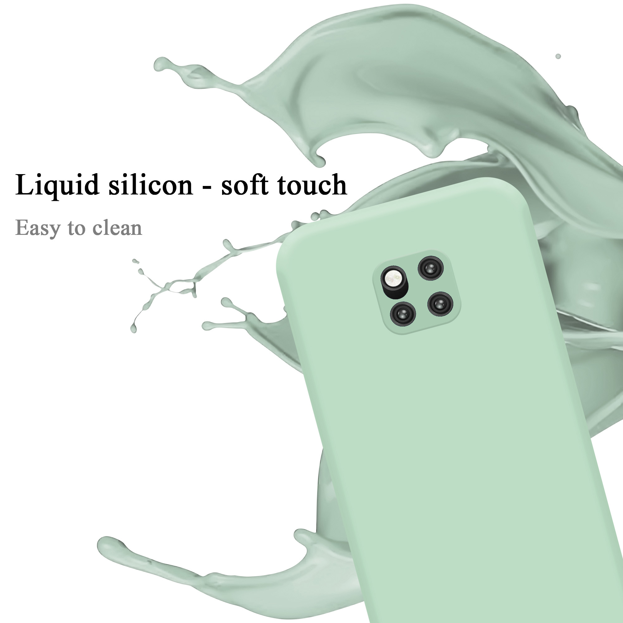 PRO, Backcover, Case im Huawei, Silicone GRÜN MATE CADORABO Hülle LIQUID HELL Liquid 20 Style,